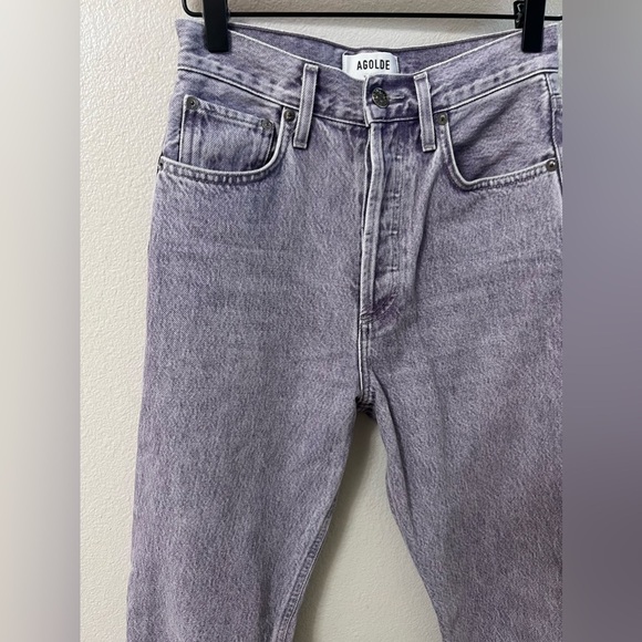 Agolde 90’s Pinch Waist Jean Ashberry Purple Size 23 - Picture 4 of 14